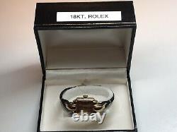 1940s, ROLEX Vintage Ladies 18K Gold Watch