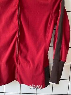 1999 Vintage Womens PRADA Sport Jacket Track Top Bomber Coat Red Size M