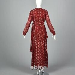 Adele Simpson Elegant Evening Gown Romantic Formal Dress Loose Flowy Bohemian