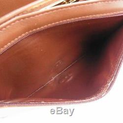 Auth Cartier must Vintage Logos Leather Crossbody Shoulder Bag F/S 13867b