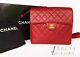 Auth Chanel Red Caviar Classic 2.55 Backpack Vintage Bag 24k Gold Hw Rare