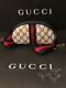 Authentic Gucci Gg Canvas Vintage Pouch Crossbody/ Waist Bag Blue Red Web