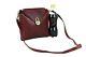 Authentic Gucci Red Leather Shoulder Bag Crossbody Bag Purse Italy Vintage Used