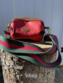 Authentic Gucci Vintage Candy Red Crossover Bag