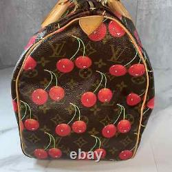 Authentic Louis Vuitton Cherry Keepall 45 Cerises travel bag vintage Murakami