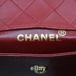 Authentic Vintage Chanel Shoulder Bag Single flap turn lock chain tote 1205952