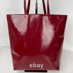 Authentic Vintage Prada Red Bourdeaux with Authenticity Card