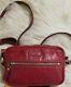 Authentic Vintage Gucci Guccisima Red Leather Crossbody Bag