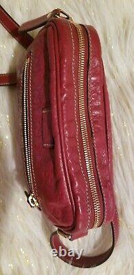 Authentic vintage gucci guccisima red leather Crossbody bag