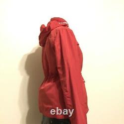 Burberry womans vintage windbreaker with hidden hat used
