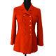 Chanel Vintage Cc Logos Button Long Sleeve Coat Jacket Red #36 Ak36808f