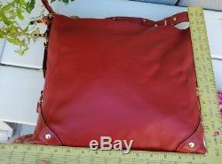 COACH Carly Large Hobo Shoulder Handbag red 10616 vintage purse satchel bag