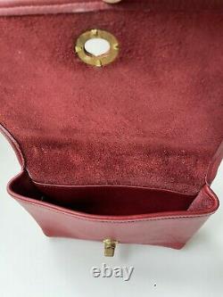COACH Vintage Casino Bag 9924 Red RARE Mini Briefcase Crossbody