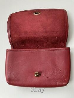 COACH Vintage Casino Bag 9924 Red RARE Mini Briefcase Crossbody