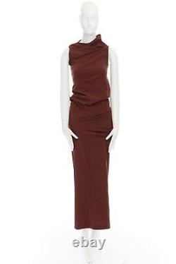 COMME DES GARCONS Vintage SS1997 Lumps & Bumps red asymmetric top skirt set M