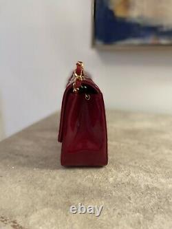 Chanel Vintage Cherry Red Diana Flap Bag