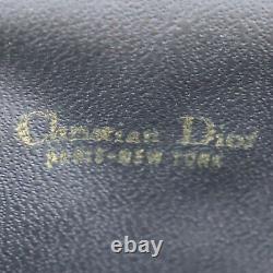 Christian Dior Trotter Coin Purse Mini Wallet Canvas Bordeaux Authentic #AC384 O