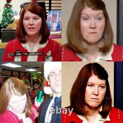 Christmas Vintage Red Cardigan M The Office Meredith Palmer Kate Flannery