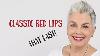 Classic Red Lipstick Techniques For Older Women Help Stop Feathering And Fading