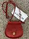 Coach Vintage Post Pouch Red Leather Crossbody Shoulder Bag Purse Usa Euc Rare