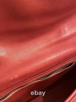 Coach Vintage RED Court Crossbody Shoulder Satchel Bag Made USA