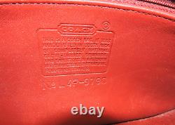 Coach Vintage Red Leather City Bag #9790 Pre-owned but unused