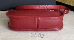 Coach Vintage Red Leather Wendie Crossbody Bag 9031