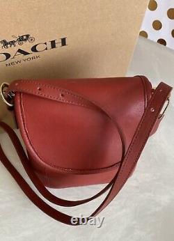 Coach Vintage Red Soho Small Flap Mini Shoulder Crossbody Bag #4108