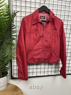 Dolce & Gabbana women's jacket vintage red XL size oversized