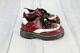 Dr Martens Womens Vintage Lace Up Leather Low Top Boots Us 6 Red White Retro