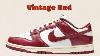 Early Review Women S Nike Dunk Low Premium Vintage Red