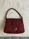 Fendi Mama Forever Bag Red Zucchino Canvas Vintage