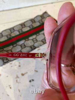 GUCCI Vintage Red Sunglasses