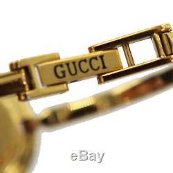 GUCCI Wrist Watch 11/12.2 Change Bezel Quartz Gold Swiss Vintage Auth #JJ5 I