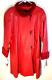 Goldner Nwt Red Coat Lamb Mink Fur Nappa Leather Vintage Size Small S Womens New
