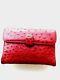 Gucci Vintage Red Ostrich Bag-stunning