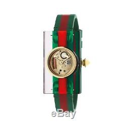 Gucci YA143505 Women's Vintage Web Gold-Tone Quartz Watch