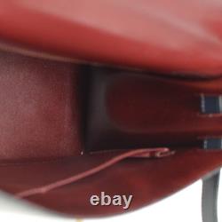 HERMES KELLY 32 SELLIER Hand Bag Tri-color Box Calf Vintage France K08406f
