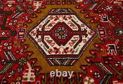 Handmade Vintage Red Geometric Tribal 3X13 Oriental Runner Rug Hallway Carpet