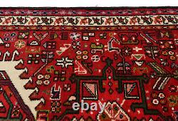 Handmade Vintage Red Geometric Tribal 3X13 Oriental Runner Rug Hallway Carpet