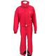 Kaelin Vintage Red Ski Suit 2 Piece Jacket & Jumpsuit Coveralls Womens Sz Large