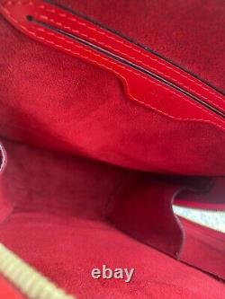 LOUIS VUITTON Mabillon Vintage Womens Backpack Bag Epi Leather Red Shoulder