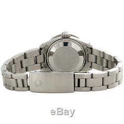 Ladies Rolex DateJust Diamond Watch Oyster Perpetual Steel 6917 MOP Dial 1 CT