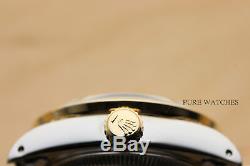 Ladies Rolex Datejust 1.13 Ct Diamond Bezel & Lugs 18k Yellow Gold & Steel Watch