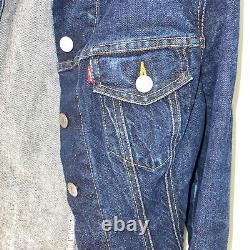 Levi's Denim Jacket Womens Size Small S Vintage 90s Red Tab Cotton Lycra Blue