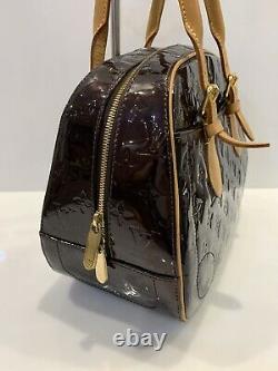 Louis Vuitton Monogram Vernis Amarante Summit Drive Bag Bowling Shoulder Bag