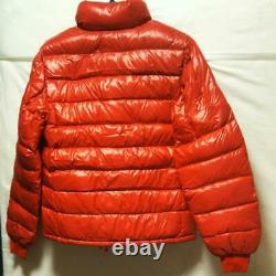 MONCLER Down jacket Asics Vintage RED size S