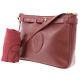 Must De Cartier Logos Shoulder Bag Bordeaux Leather Vintage Authentic #ff655 O