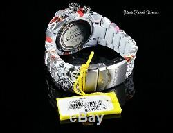 NEW Invicta Lady 42mm Bolt Zeus Graffiti Quartz Chronograph Hydroplated Watch