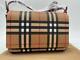 Nwt Burberry Hampshire Vintage Check Bonded Leather Small Crossbody Clutch Bag